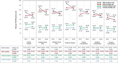 Significant Regional Differences in Lung Cancer Incidence in Hungary: Epidemiological Study Between 2011 and 2016